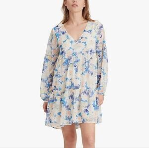 Sanctuary Women’s Imagine Floral Printed Babydoll Dress in Lily Pond